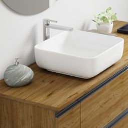 Encimera de baño line roble 110x46 cm