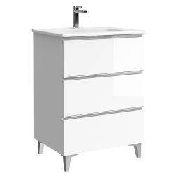 Mueble de baño Eyra color blanco 60cm