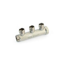 Colector 3/4" 3 salidas 1/2" 16mm+ 3 adaptadores multicapa