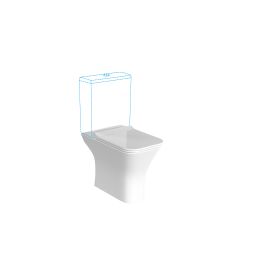 Taza WC con salida dual Corinto Sanidur