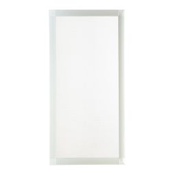 Mosquitera corredera aluminio blanco 130x90 cm