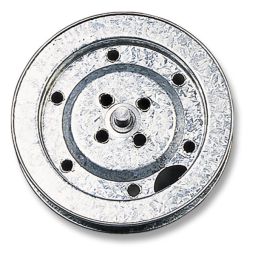 Polea para eje de madera galvanizado ø 18 cm