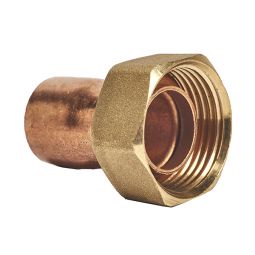 Racor recto Ø18x1/2" 2 piezas