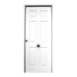 Puerta de entrada blanca yedra derecha 210 x 90 cm