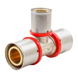 Te reducida mult. press ø20x16x20 tipo u-rojo