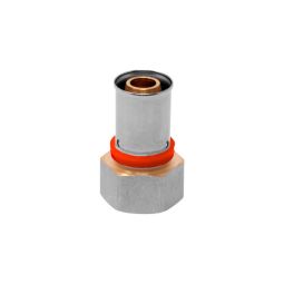 Racor recto hembra multicapa press Ø16x1/2"