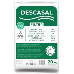 Saco de vidrio filtrante Descasal 20kg