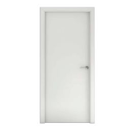 Puerta de Interior lamu lacada blanca izquierda 203 x 72,5 cm