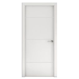 Puerta de Interior Capri blanco izquierda 203x82,5 cm
