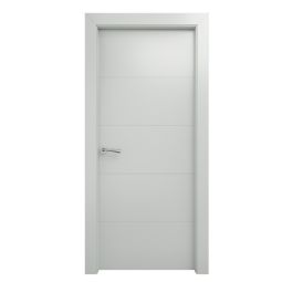 Puerta de Interior Cies lacada gris izquierda 203 x 72,5 cm