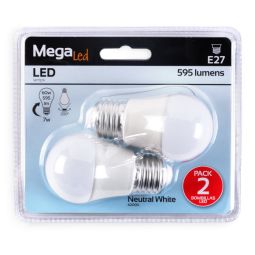 Bombilla led mini e27 7w luz neutra