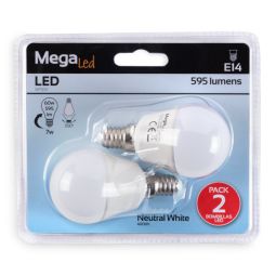 Bombilla led mini e14 7w luz neutra