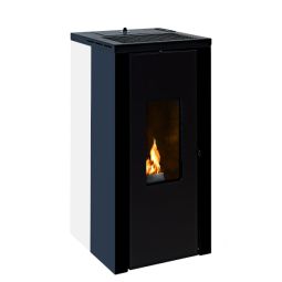 Estufa de pellet fireplus pro 10 kw blanca