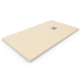 Plato de ducha resina extraplano. Crema ral: 1015 70x120cm
