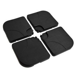Base de sombrilla 50x50x7.5 cm hdpe Outsunny
