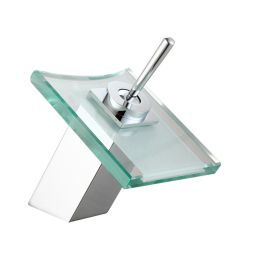 Grifo de lavabo cristal cascada modelo tigris