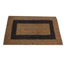 Felpudo| 100% fibra coco| base goma antideslizante| marron| 30x55cm