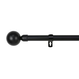 Barra de forja universal extensible (negro, 70-120cm bola)