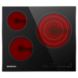 Placa vitrocerámica infiniton  vitro-a3f -9 niveles,3 zonas,táctil, 60cm