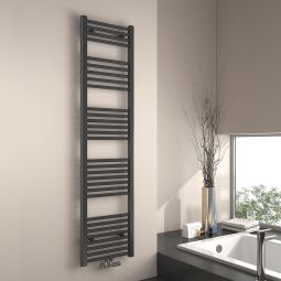 Emke radiador toallero agua caliente antracita 160x40cm 547w