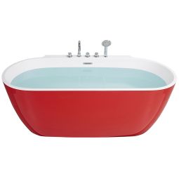 Bañera independiente rotso 170 x 80 cm rojo