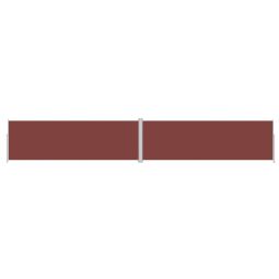 vidaXL toldo lateral retráctil marrón 200x1200 cm