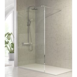 Panel fijo de ducha fresh plata brillo - 88.5/90 cm