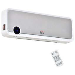 Calefactor cerámico de pared 56x11.7x18.5 cm pp, pa bicolor Homcom
