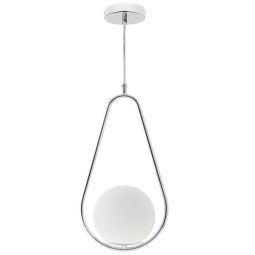 Lampara de techo aimee color cromo