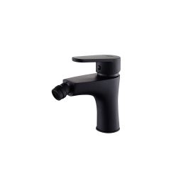 Grifo monomando de bidet serie black bidasoa