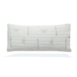 Almohada visco aloe vera 100% copos viscoelástica 70cm fusionhome