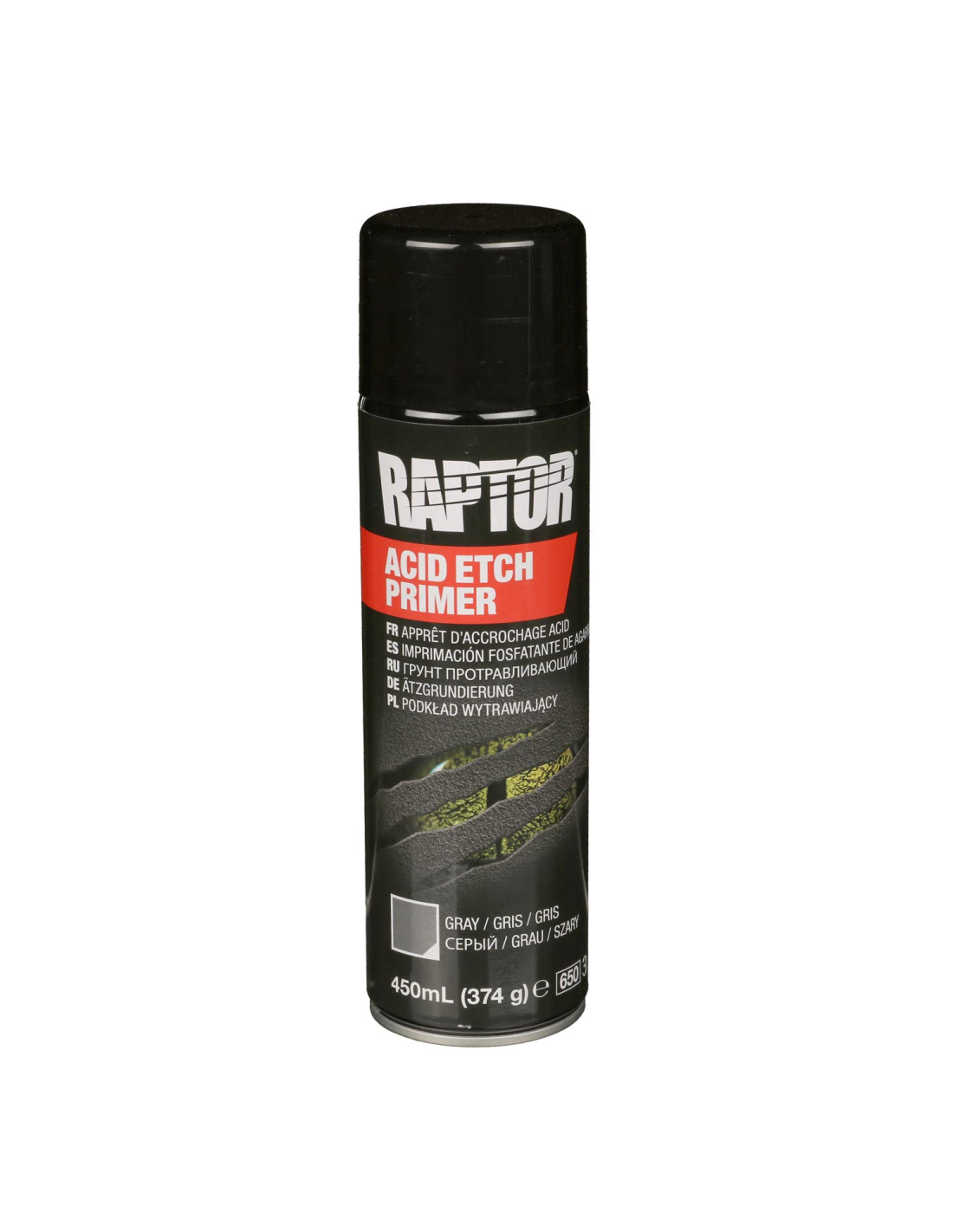 Imprimacion fosfatante gris acid raptor 450 ml