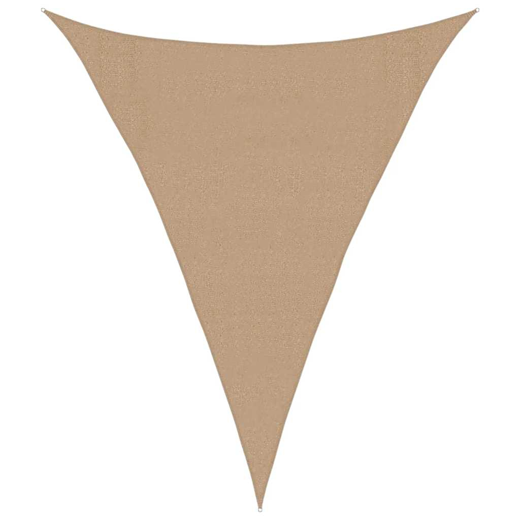 vidaXL toldo de vela hdpe gris taupe 160 g/m² 3x4x4 m