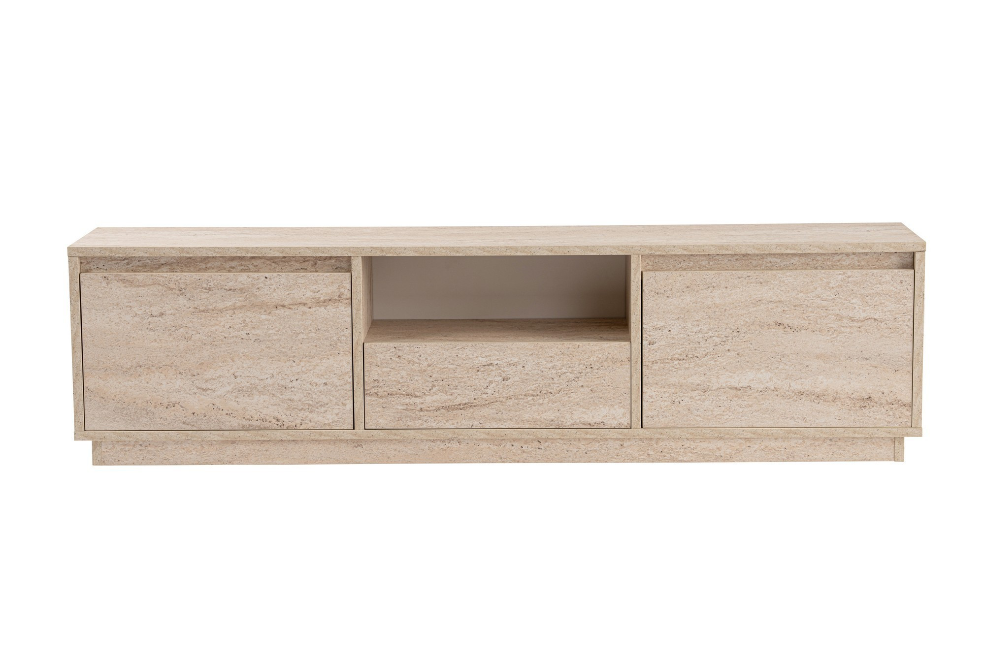 Mueble para televisión de madera <<vanguard>> - 160 x 29 x 42 cm - traverti