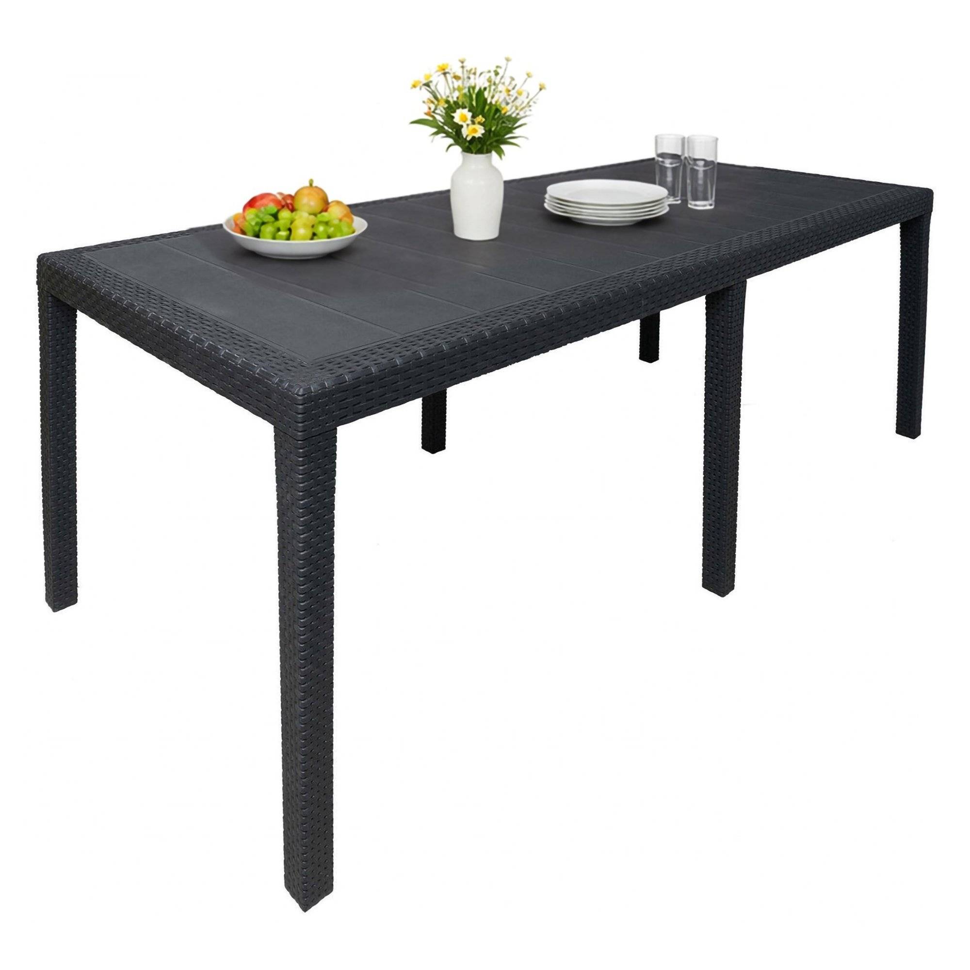 Mesa exterior abbaviva, mecanismo extensible central