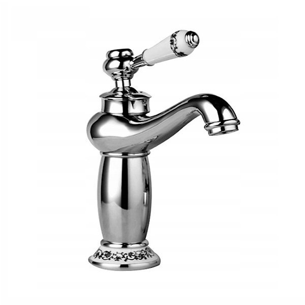 Grifo lavabo monomando retro, cromo