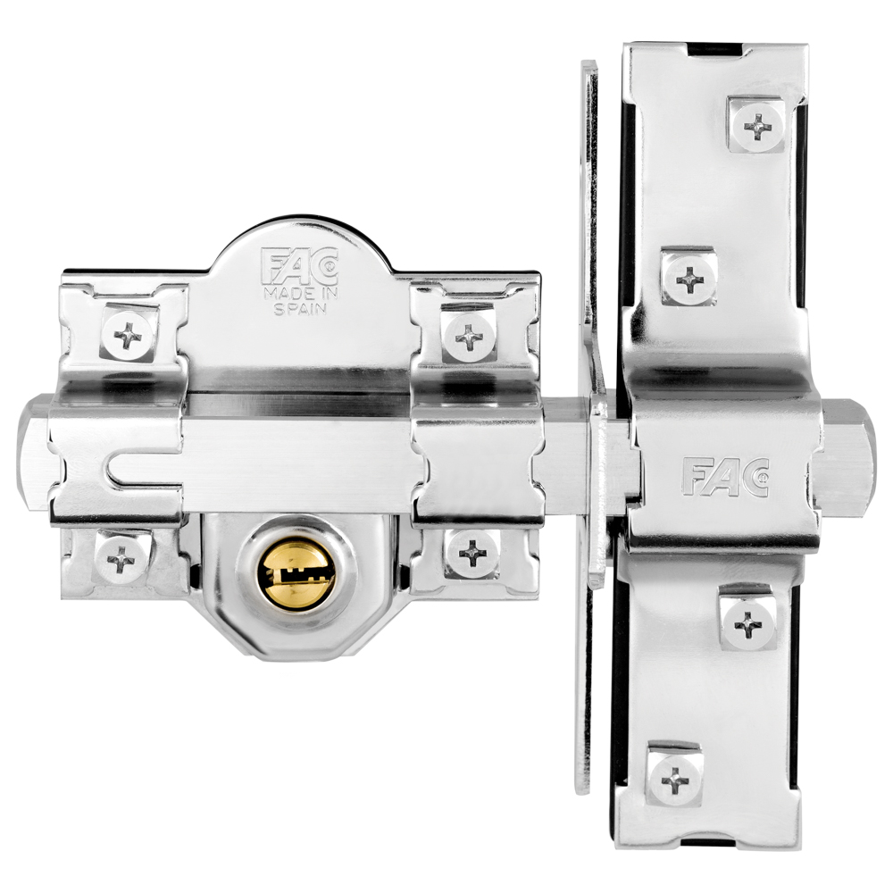 Fac seguridad cerrojo 946 lp 80uve antibumping color níquel cilindro de 50m