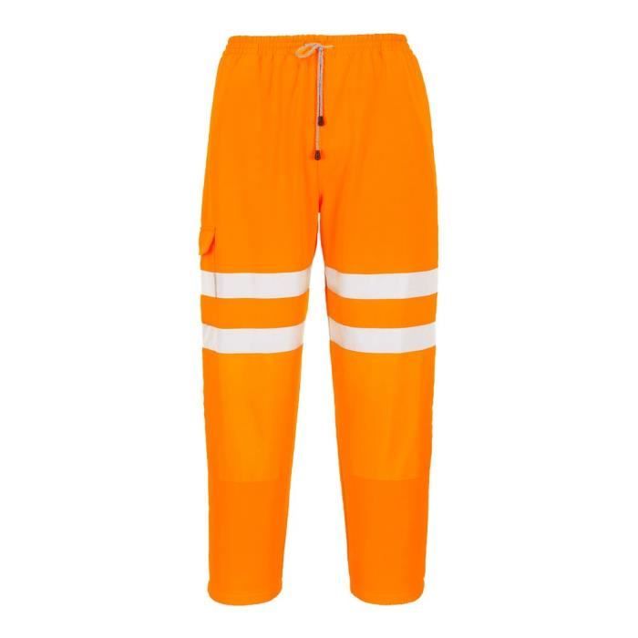 Pantalón jogging de alta visibilidad - portwest - go/rt - naranja - certifi