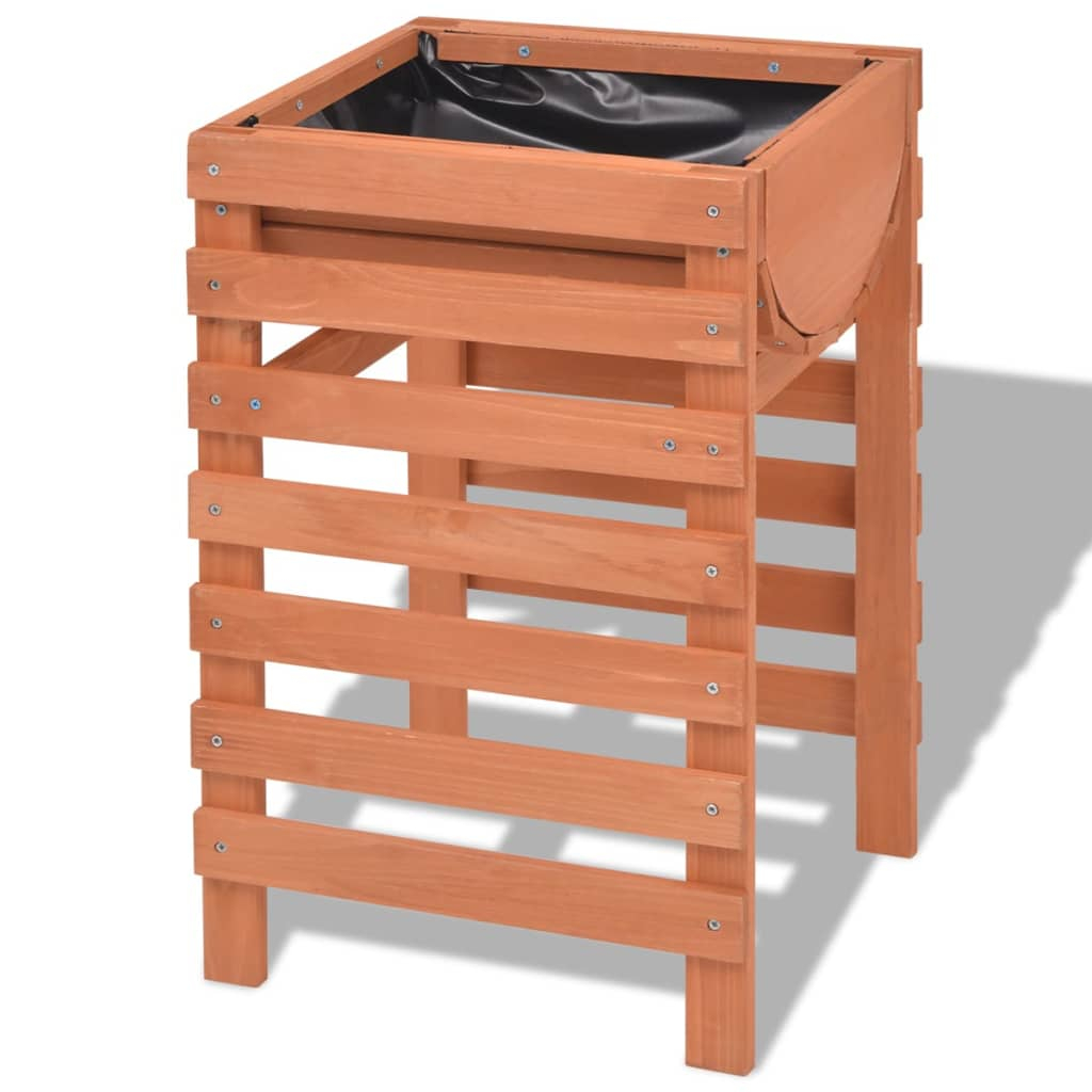 vidaXL jardinera de madera 38x36x60 cm