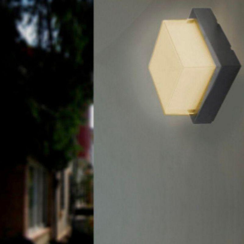 Aplique LED Wi-Fi rgbw 12w ip54 cuadrado conectado - silamp