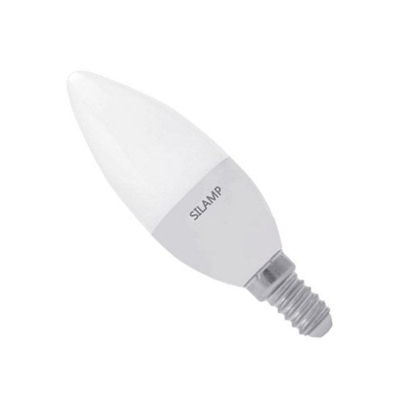 Bombilla LED e14 8w 220v c37 180° - blanco cálido 2300k - 3500k -