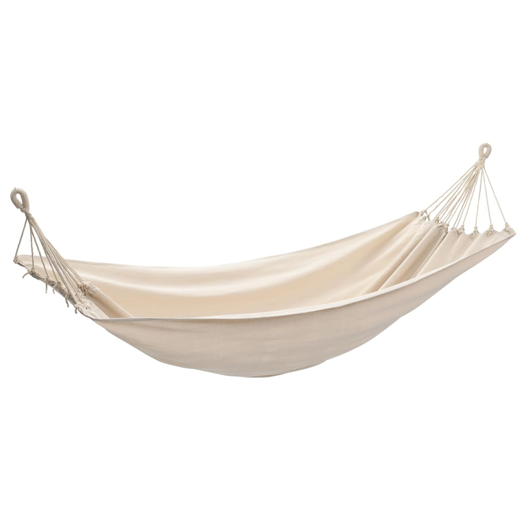 vidaXL hamaca color crema 260x150 cm