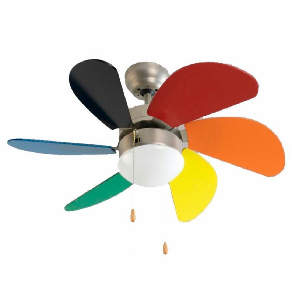 Ventilador techo 80 cm luz vt90 junior