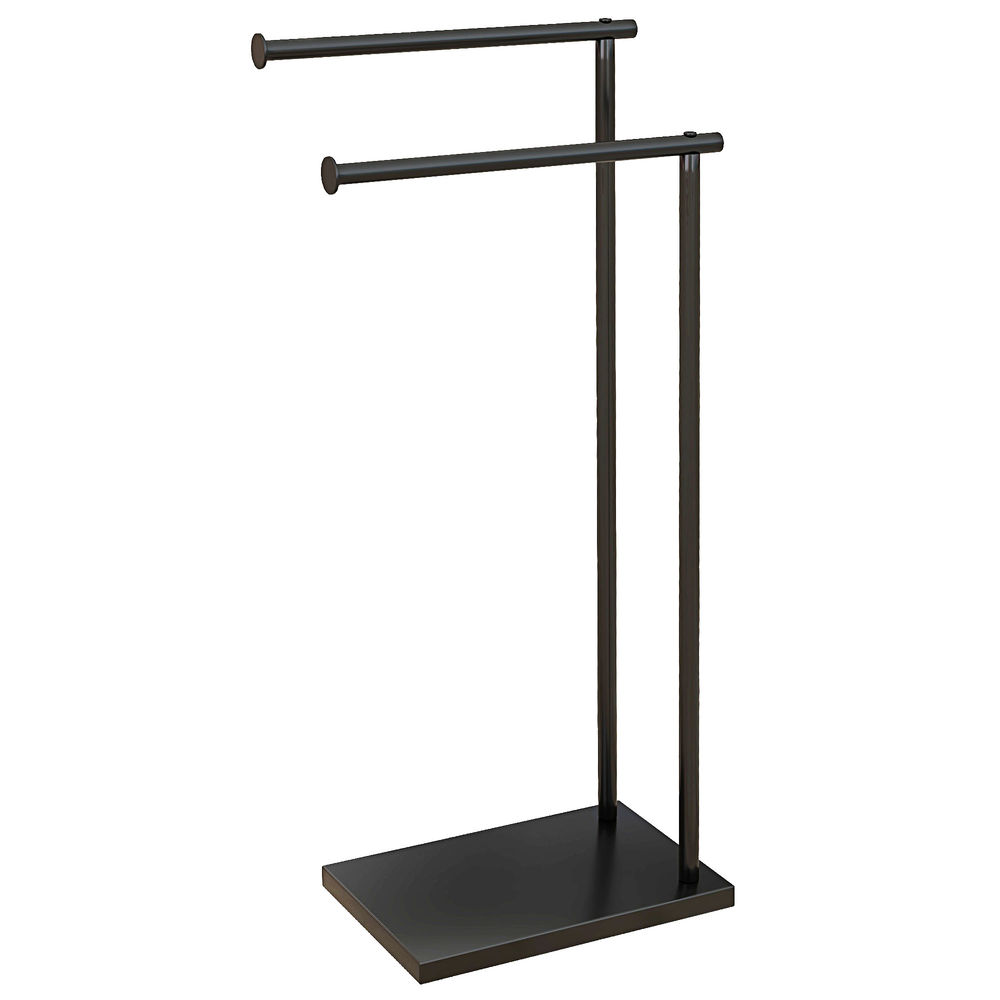 Toallero de pie 35.5x20x78 cm metal Homcom, hogar - baño