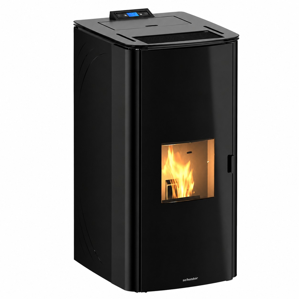 Hidroestufa de pellets idra easy de 20 kw negra
