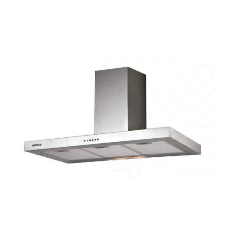 Campana decorativa edesa ecb7411x 70 cm inox eficiencia c