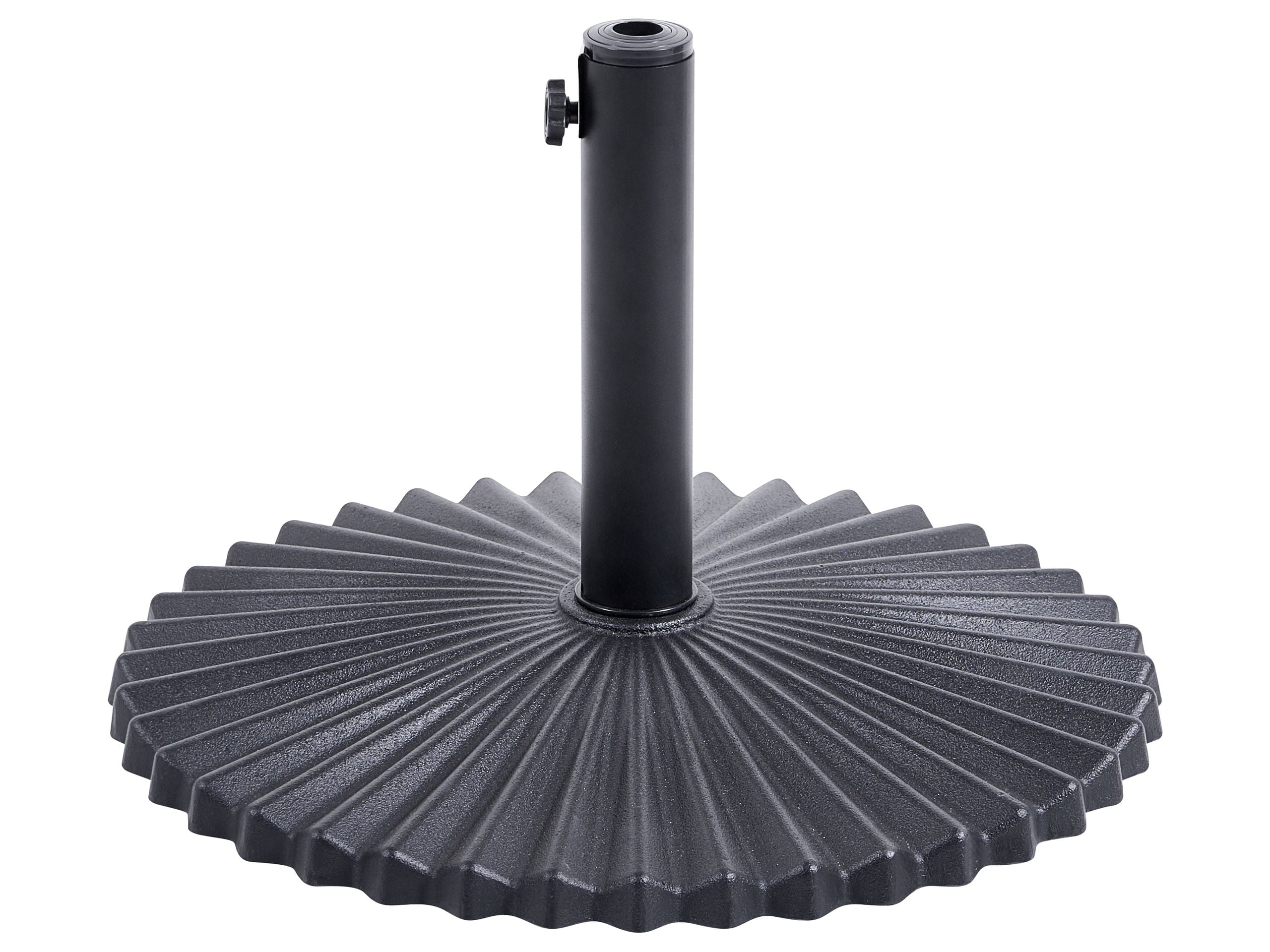Base para sombrilla carezza redonda negro 21 kg