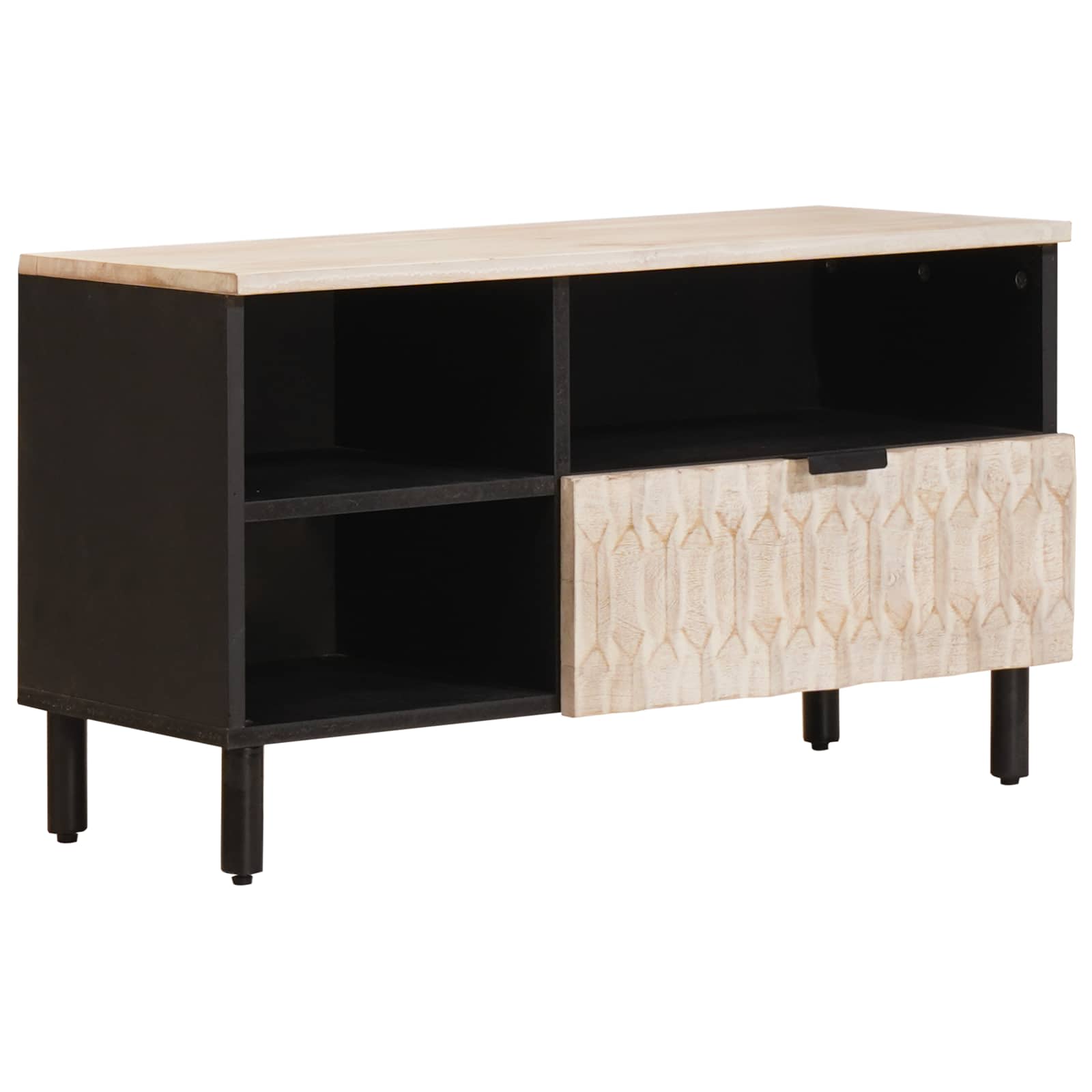 Mueble de tv moderno con cajón y estante 80