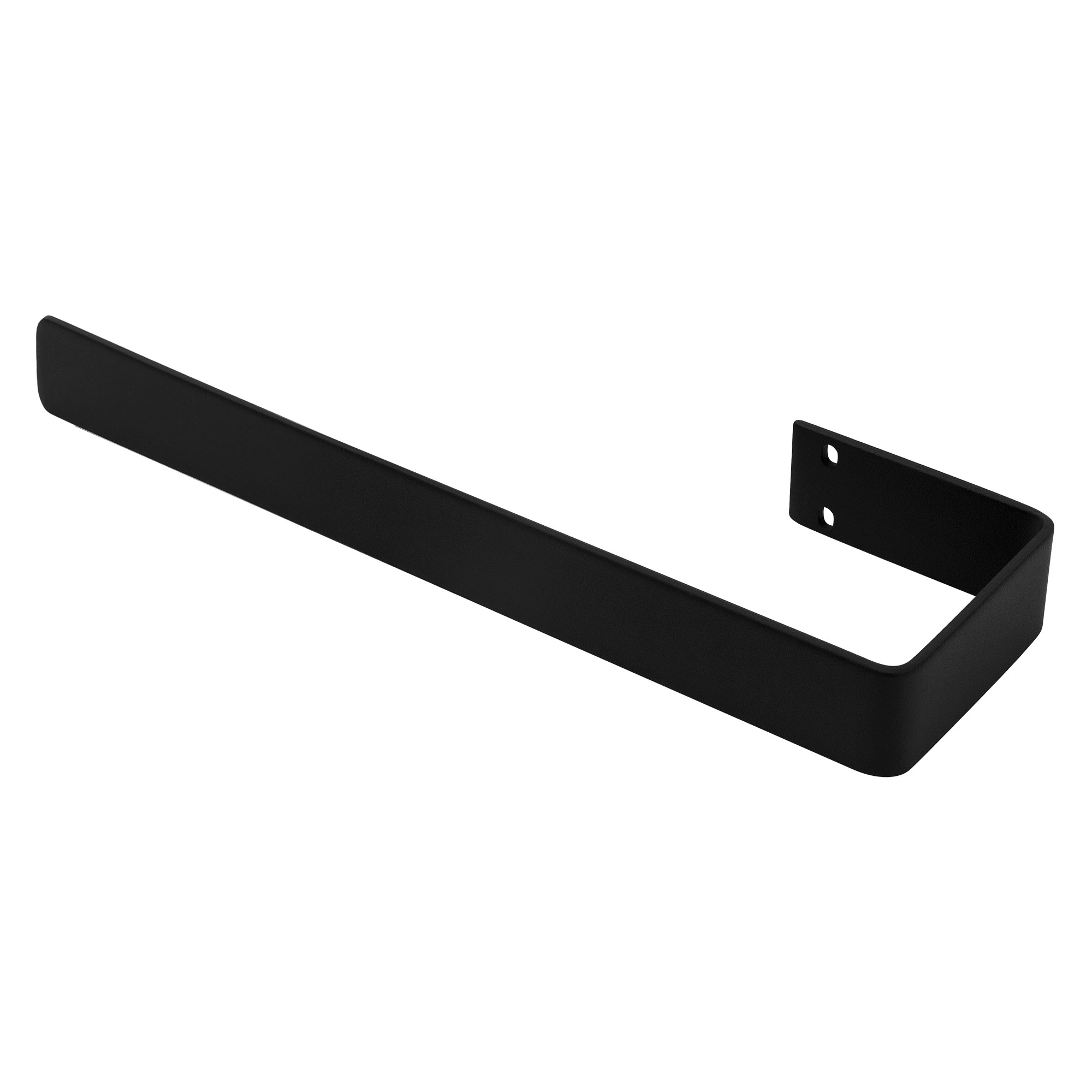 Toallero baño de 30cm colgador toallas de cocina, soporte acero negro