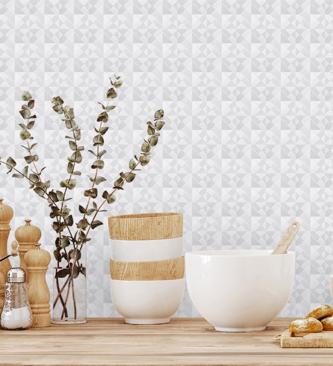 Papel pintado gaulan lavable ligeramente metalizado con textura 10.6m²